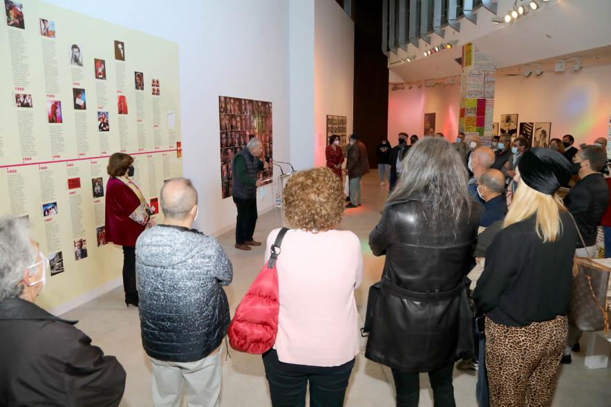  Visitantes. Inauguración Exposición Pablo Pérez Mínguez – 2021