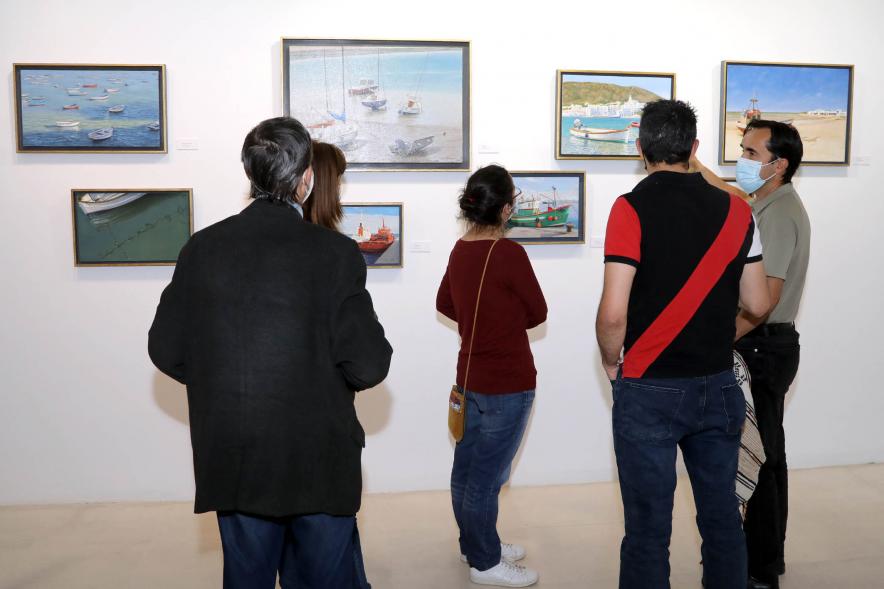 Visitantes en la exposición - 2021