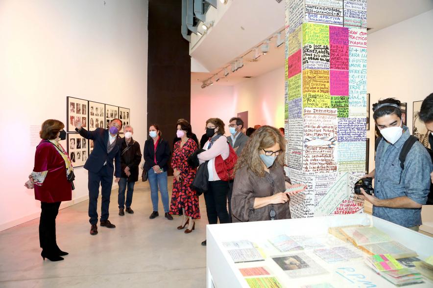 Visitantes. Inauguración Exposición Pablo Pérez Mínguez – 2021