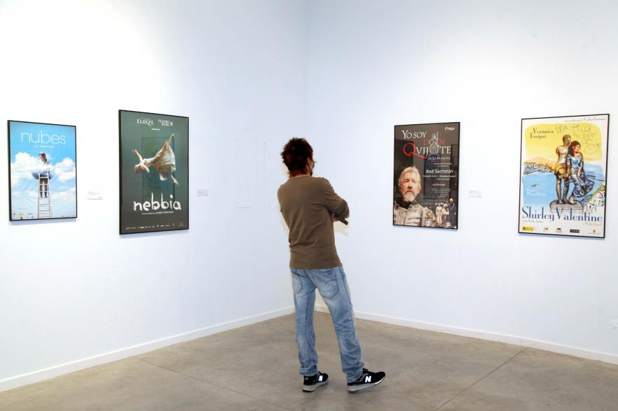 Visitantes a la Exposición. 