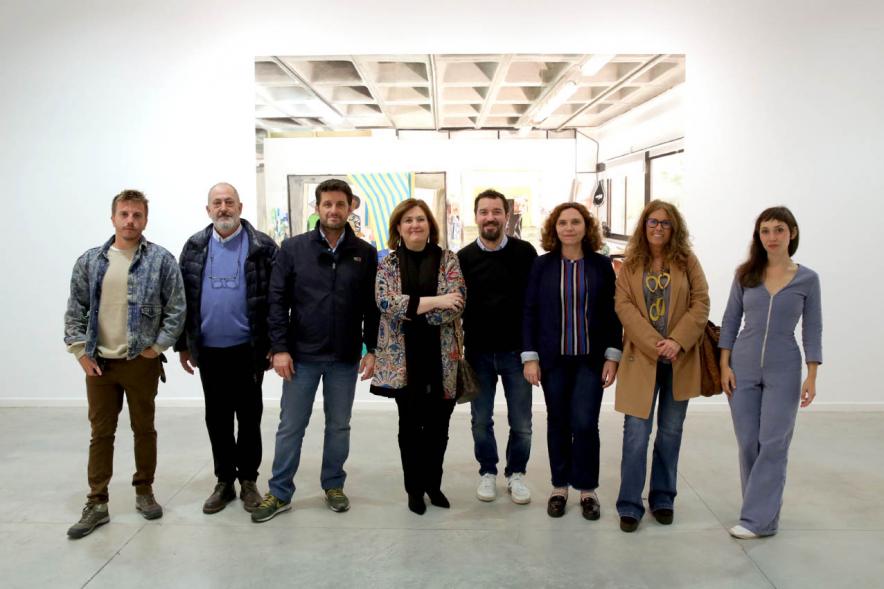  Ángel Alen junto a las autoridades presentes en la inauguración 2019