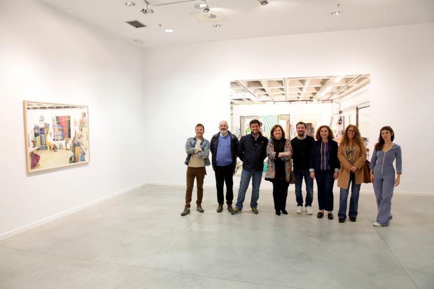  Ángel Alen junto a las autoridades presentes en la inauguración 2019
