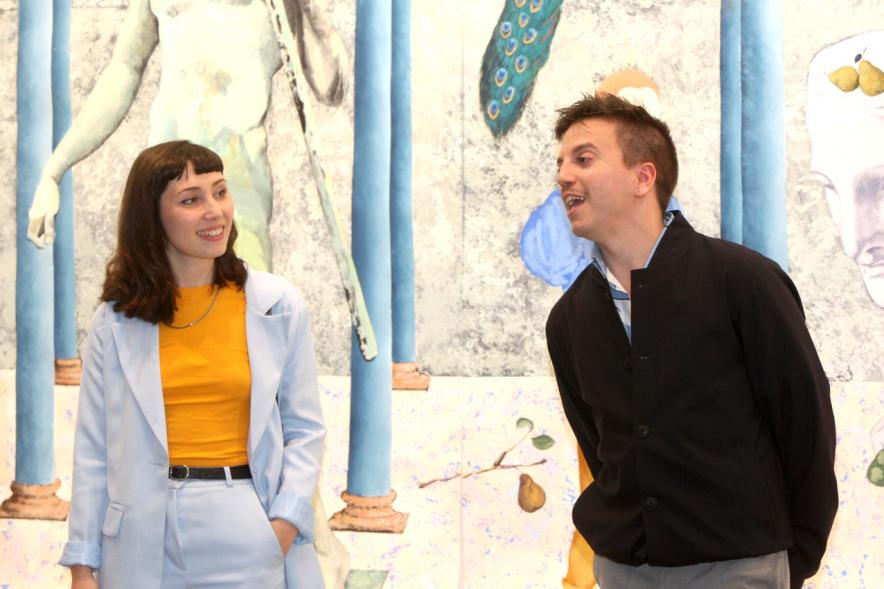 Inauguración Exposición "Se non è Vero, è Ben Trovato" de Los Bravú -  Primer plano de  los artistas, Los Bravú.