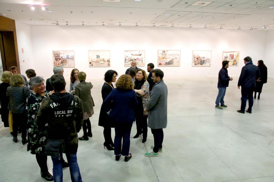 Vista general de la Inauguración Exposición Ángel Alen -2019