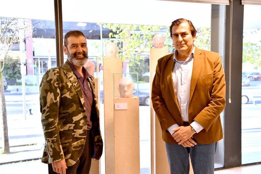Concejal por PP Martínez Rodríguez y el autor Pablo Burgos