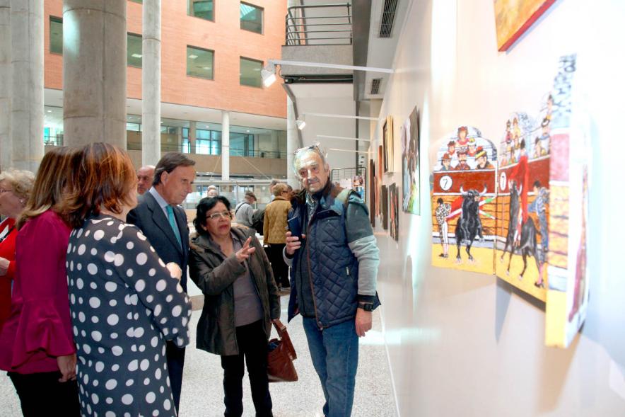 Alcalde Ignacio de Vinuesa y Visitantes en la Inauguración.