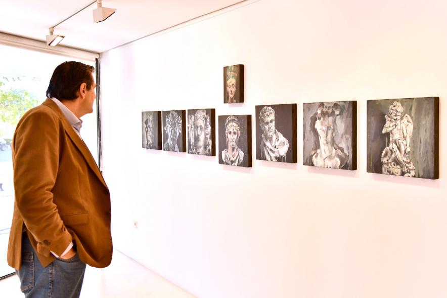 Muestra de piezas de la obra pictorica