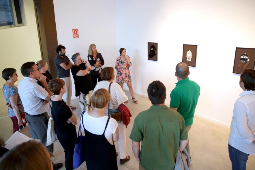 Vista general de los asistentes. Inauguración Exposición de Máscaras en Centro de Arte - 2019