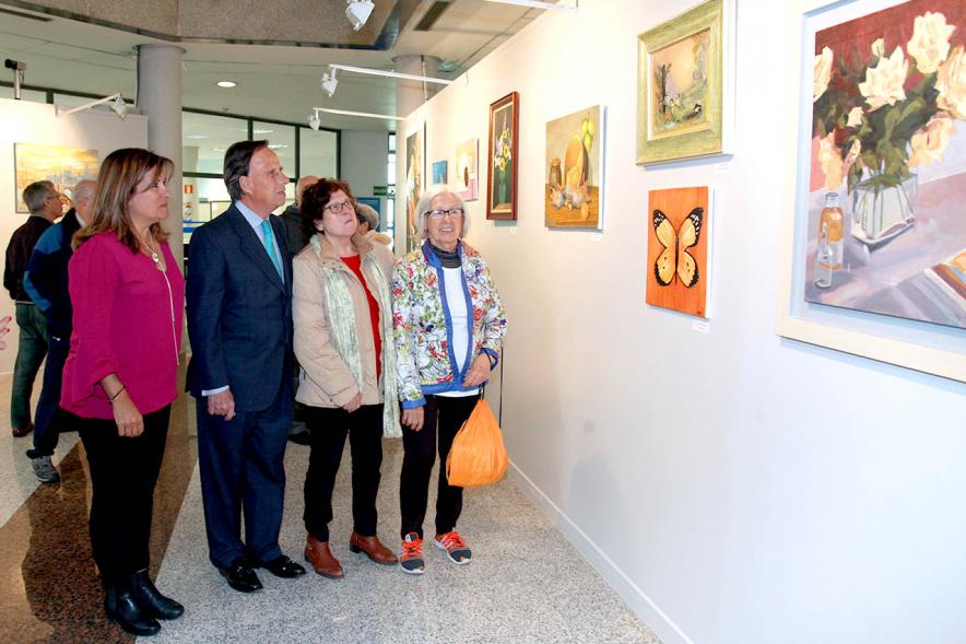Alcalde Ignacio de Vinuesa , Representación del consistorio y visitantes en la Exposición.