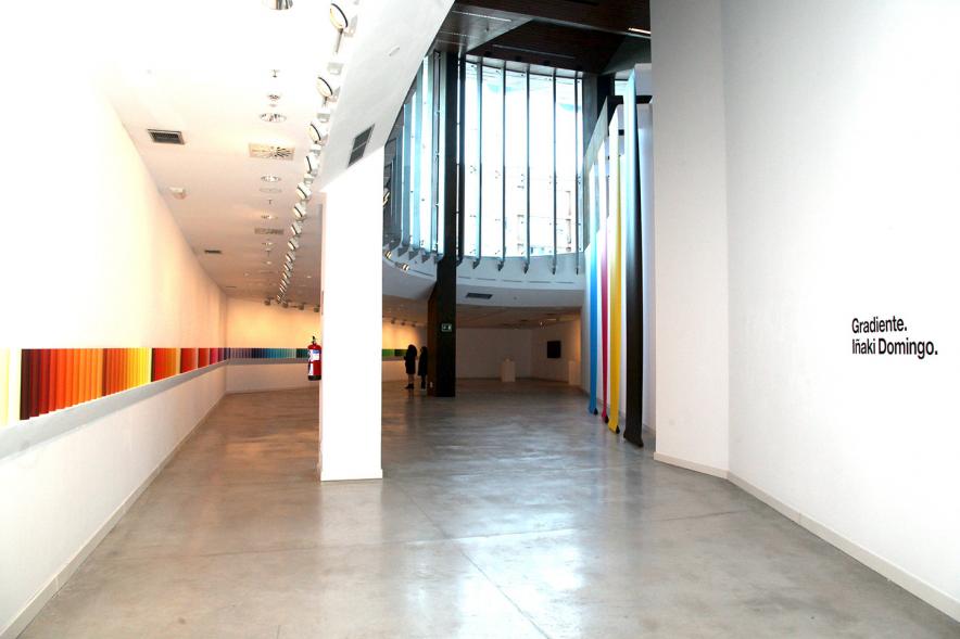 Inauguración Exposiciones de Iñaki Gonzalo "Gradiente" y Eduardo Nave "Like" en el Centro de Arte - La obra expuesta.