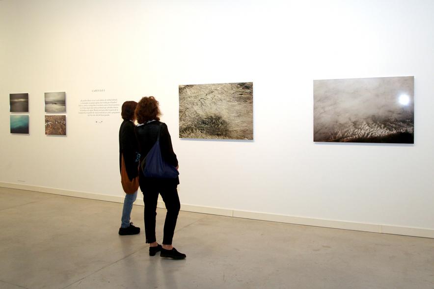 Inauguración Exposiciones de Iñaki Gonzalo "Gradiente" y Eduardo Nave "Like" en el Centro de Arte - Los visitantes a la exposición.