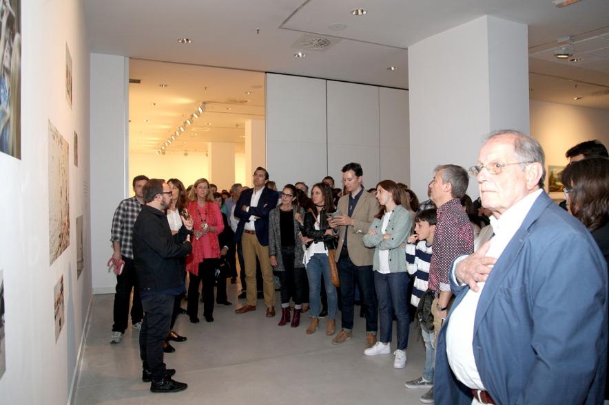 Inauguración Exposiciones de Iñaki Gonzalo "Gradiente" y Eduardo Nave "Like" en el Centro de Arte -  El autor  comenta.