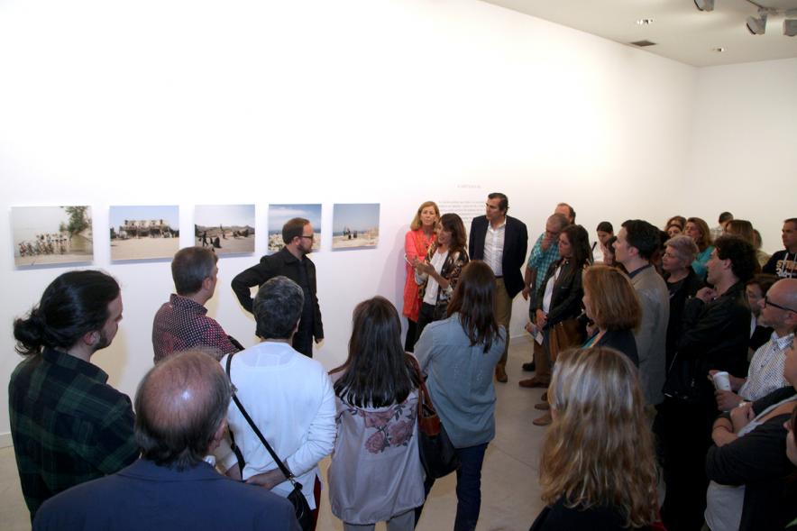 Inauguración Exposiciones de Iñaki Gonzalo "Gradiente" y Eduardo Nave "Like" en el Centro de Arte -  El autor  comenta.