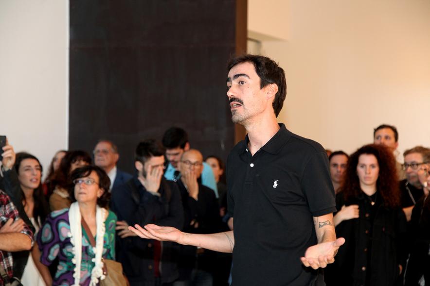 Inauguración Exposiciones de Iñaki Gonzalo "Gradiente" y Eduardo Nave "Like" en el Centro de Arte - El autor.