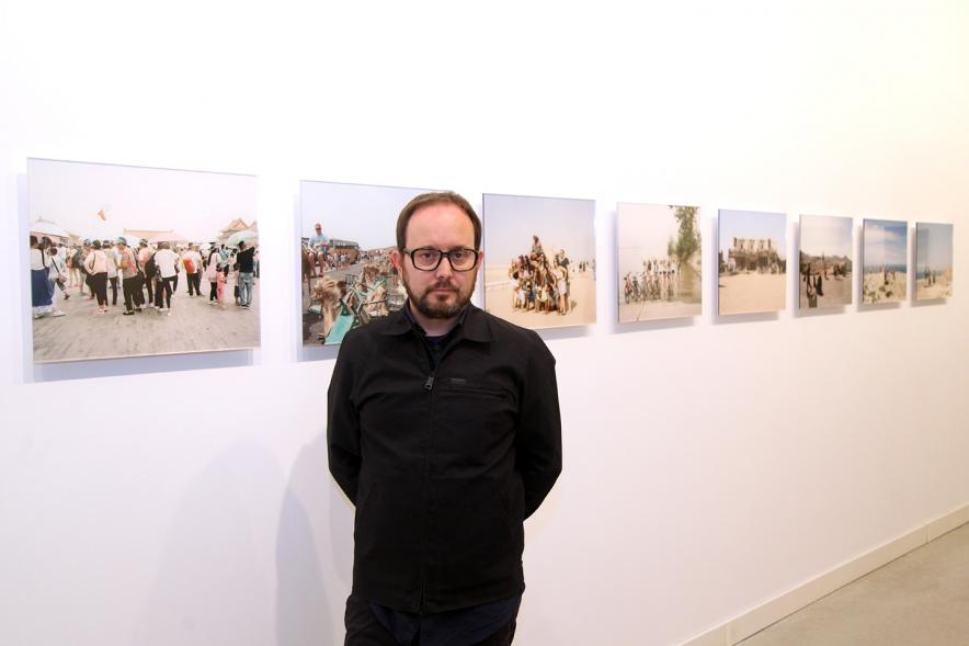 Inauguración Exposiciones de Iñaki Gonzalo "Gradiente" y Eduardo Nave "Like" en el Centro de Arte -  El autor.