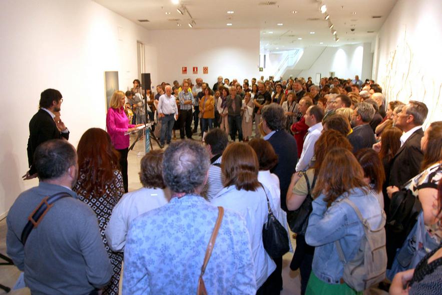 Discurso de Belén Poole Quintana, directora del Centro de Arte.  Inauguración Exposiciones "Nudos - Topología de la Memoria" y "Solovki" - 2019