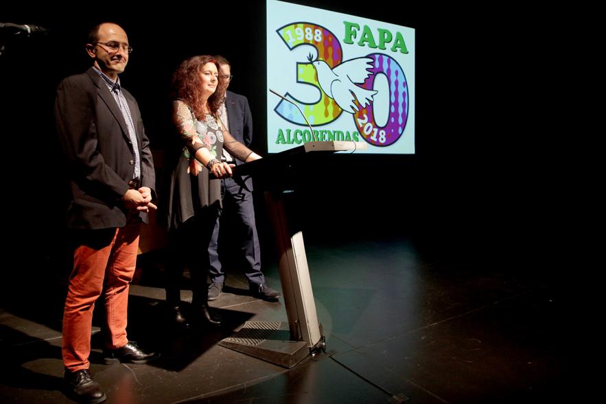 Autoridades en la presentación de la Gala 30 Aniversario de la FAPA - 2018
