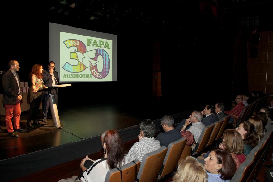 Autoridades en la presentación de la Gala 30 Aniversario de la FAPA - 2018