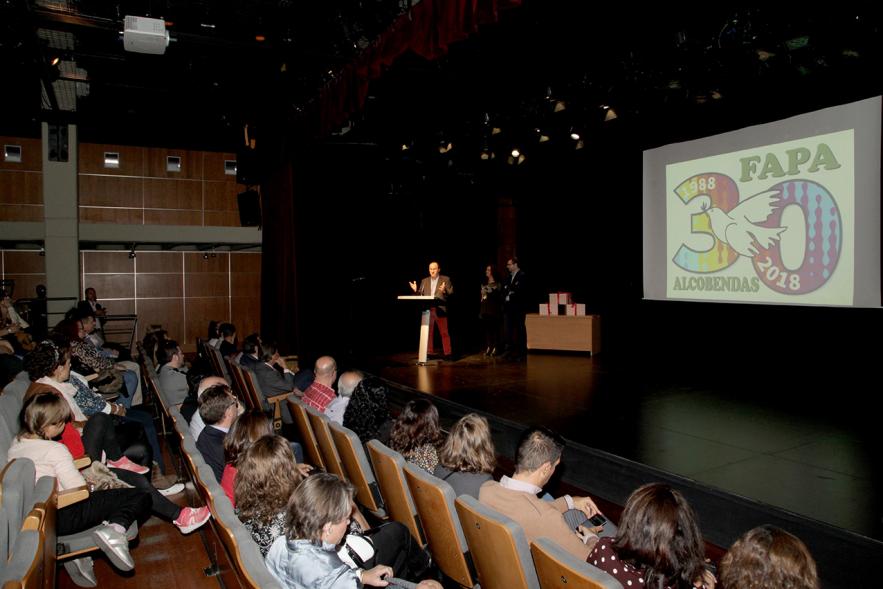 Alcalde García de Vinuesa Gala 30 Aniversario de la FAPA - 2018