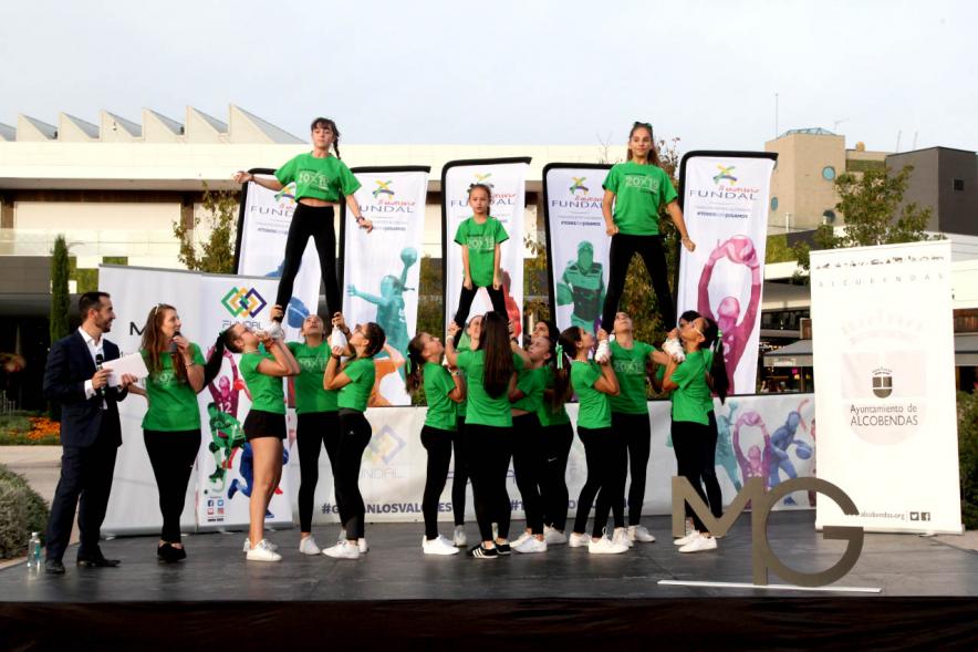 Presentación Equipos FUNDAL Temporada 2019-20 - Imagen de un ejercicio de las Cheerxport.