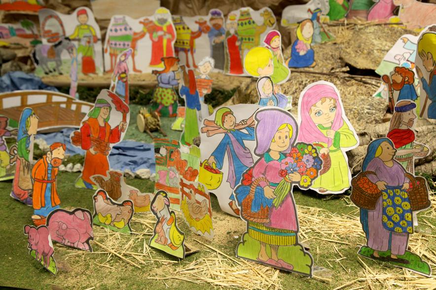 figuritas en el belén