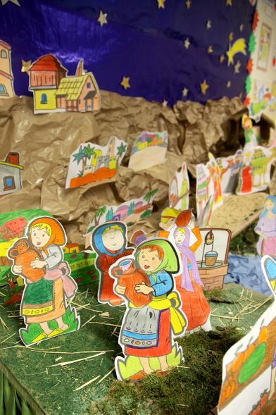 figuritas en el belén