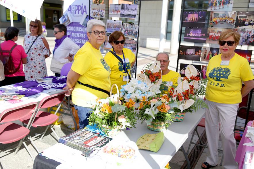 Feria de las Asociaciones 2018 - Imagen de cuatro asociados de ACOM