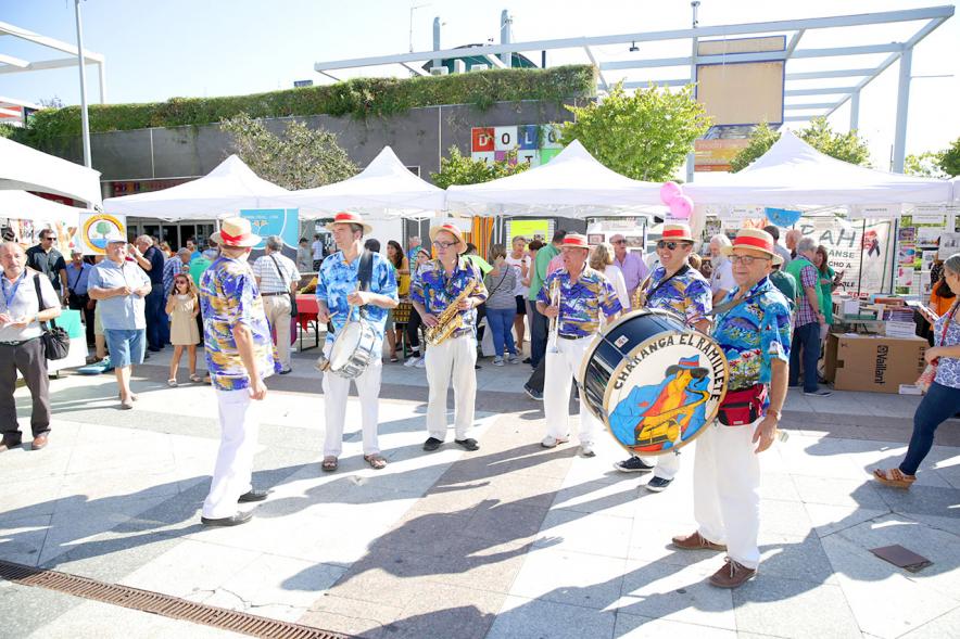Feria de las Asociaciones 2018 - Imagen del grupo musical animador de la feria.