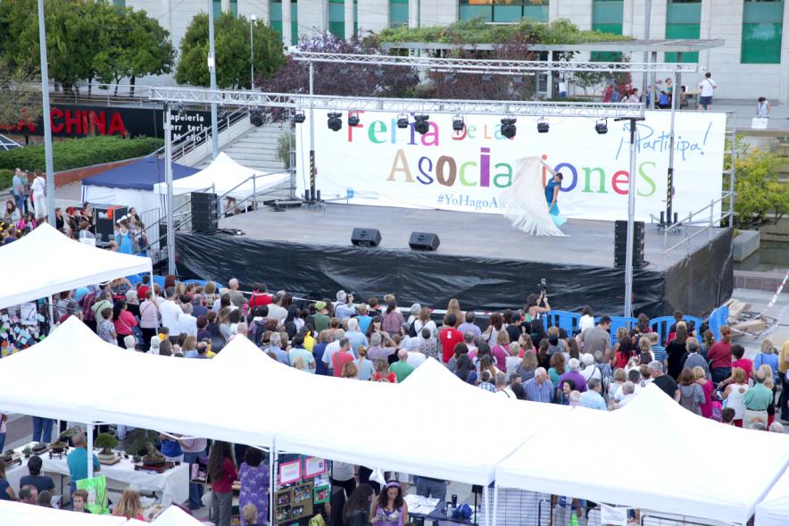 Feria de Las Asociaciones 2016 - Vista general de la feria.