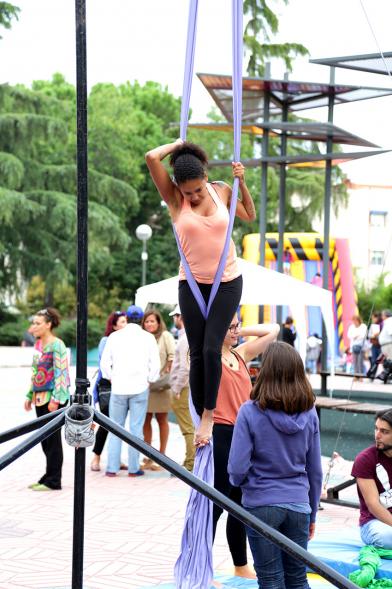 Feria Asociativa Juvenil - Imagen del público asistente.