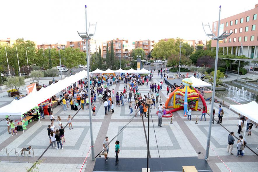 Feria Juvenil de Asociaciones - Cenital de la feria.