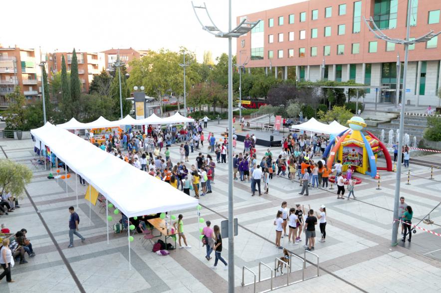 Feria Juvenil de Asociaciones - Cenital de la feria.