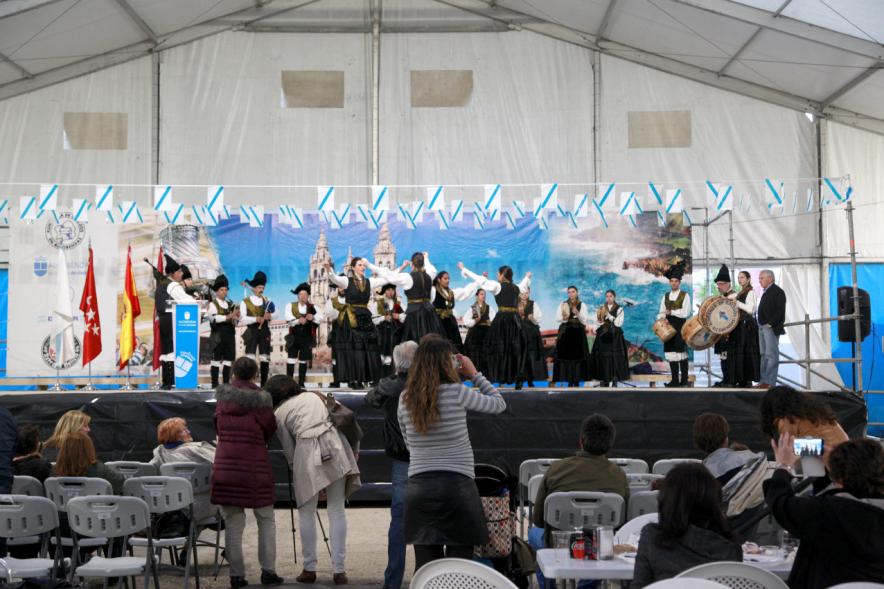 Grupo Folclórico de Xuntanza. Inauguración Feria del Marisco 2017.