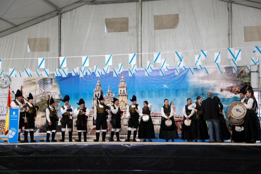 Grupo gaitero. Inauguración Feria del Marisco 2017. 