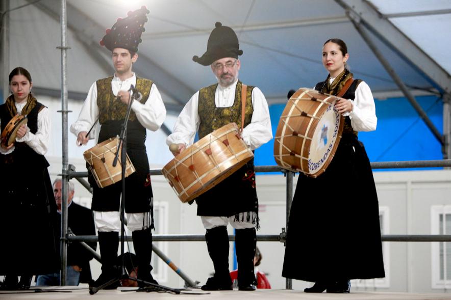 Grupo gaitero. Inauguración Feria del Marisco 2017. 