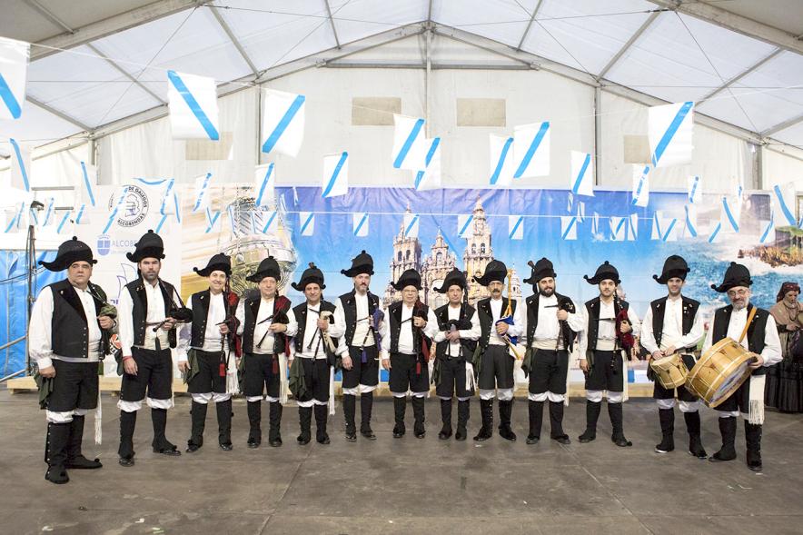 Grupo musical de gaiteros. 