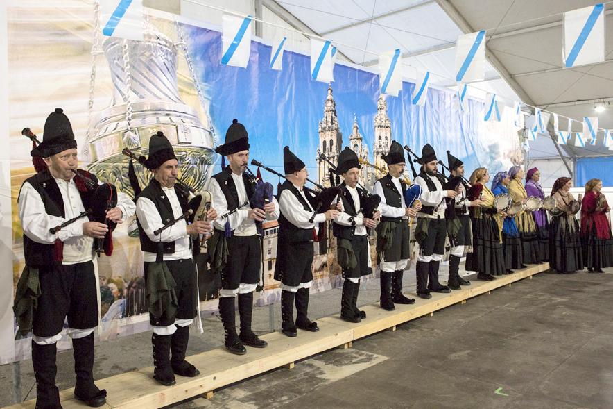 Gaiteros. Inauguración XXIIIª Feria Gastronómica del Marisco