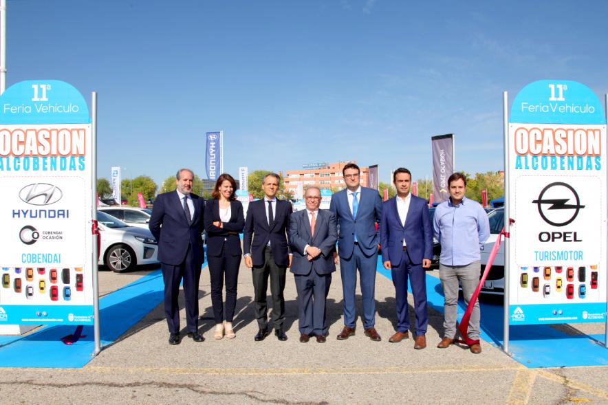  Concejal Miguel Ángel Arranz y Autoridades. Inauguración Feria del Vehículo de Ocasión 2019