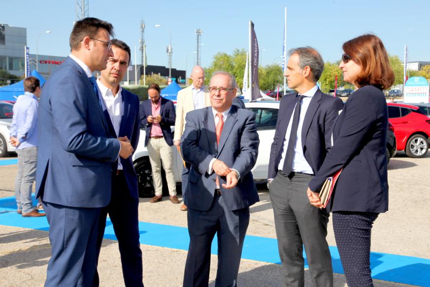  Concejal Miguel Ángel Arranz y Autoridades. Inauguración Feria del Vehículo de Ocasión 2019