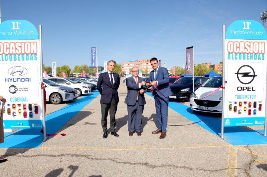  Concejal Miguel Ángel Arranz y Autoridades. Inauguración Feria del Vehículo de Ocasión 2019