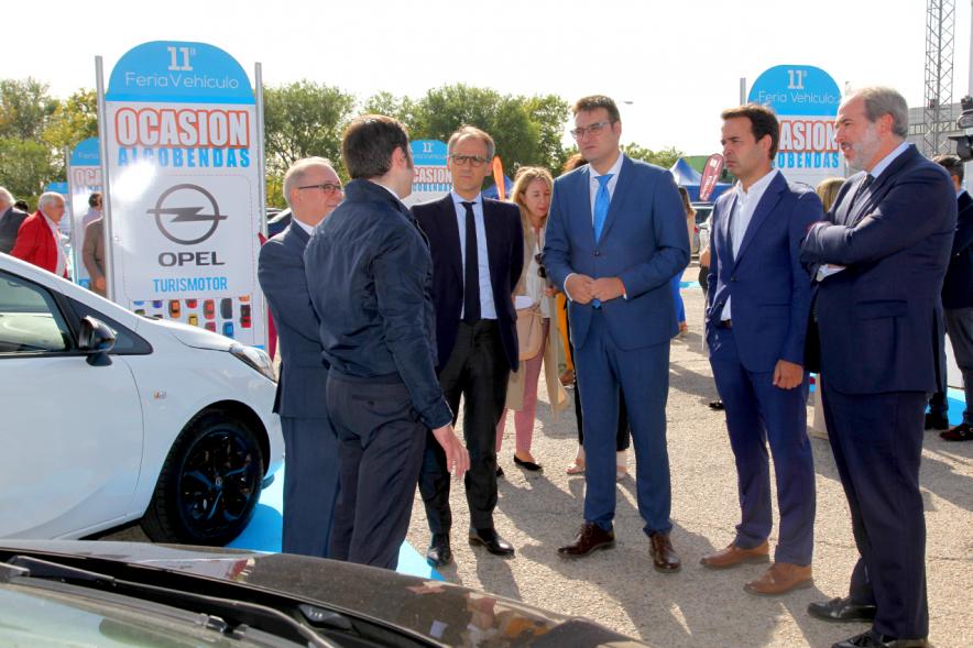  Concejal Miguel Ángel Arranz y Autoridades. Inauguración Feria del Vehículo de Ocasión 2019