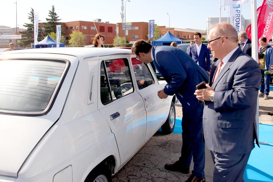 Concejal Miguel Ángel Arranz y Autoridades. Inauguración Feria del Vehículo de Ocasión 2019