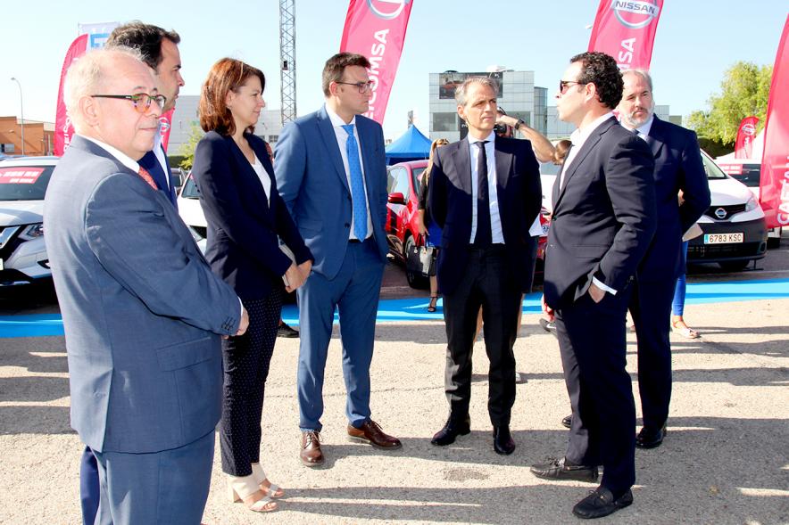  Concejal Miguel Ángel Arranz y Autoridades. Inauguración Feria del Vehículo de Ocasión 2019