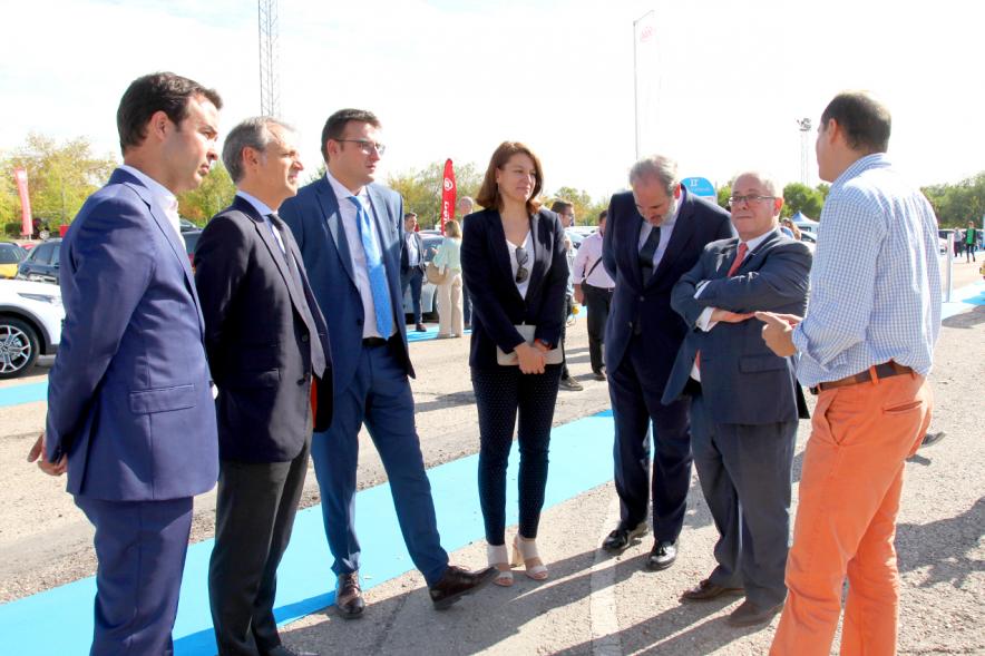  Concejal Miguel Ángel Arranz y Autoridades. Inauguración Feria del Vehículo de Ocasión 2019
