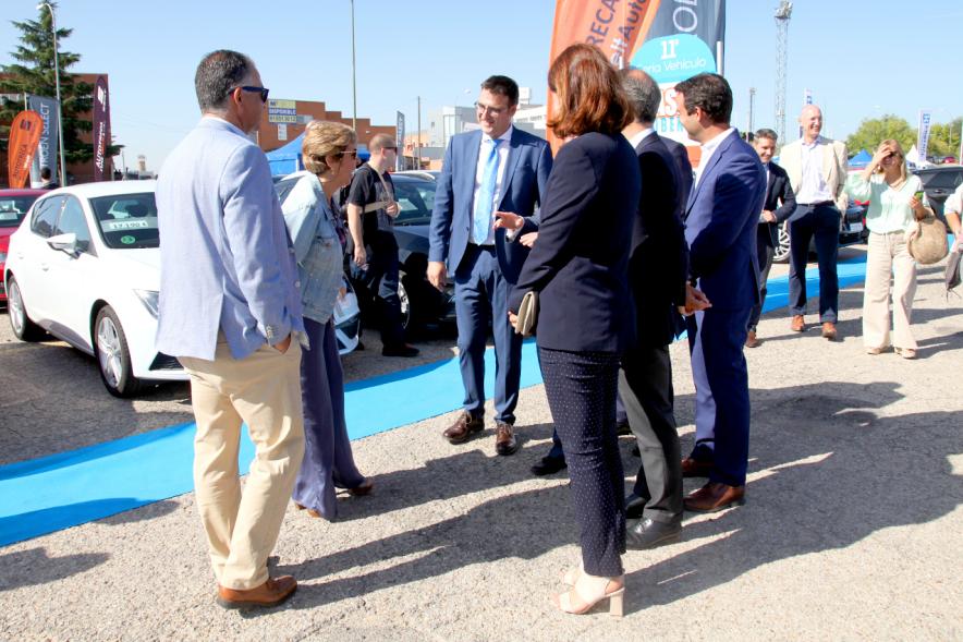  Concejal Miguel Ángel Arranz y Autoridades. Inauguración Feria del Vehículo de Ocasión 2019