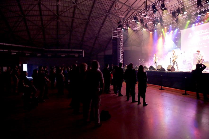 Festimad 2016 en La Esfera - Público viendo actuación del grupo.