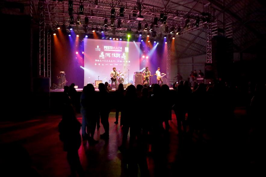 Festimad 2016 en La Esfera - Público viendo actuación del grupo.