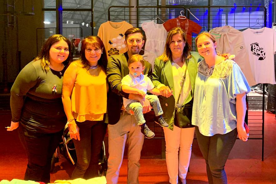 Participantes en el evento Festival Cultural Folclórico