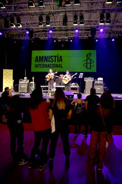 IIIer Festival de Música y Derechos Humanos-Valientes - Imagen panorámica de un momento de uno de los conciertos.
