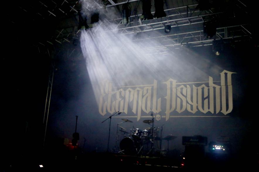 IIIer Festival de Música y Derechos Humanos-Valientes - Imagen de un momento  de Eternal Psycho en el escenario.